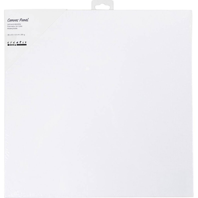 Malerplade, str. 30x30 cm, tykkelse 3 mm, 280 g, 1 stk.