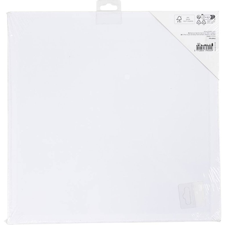 Malerplade, str. 30x30 cm, tykkelse 3 mm, 280 g, 1 stk.