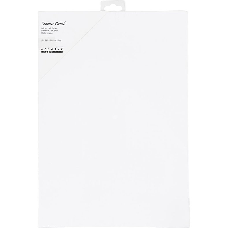 Malerplade, A4, str. 21x29,7 cm, tykkelse 3 mm, 280 g, 1 stk.