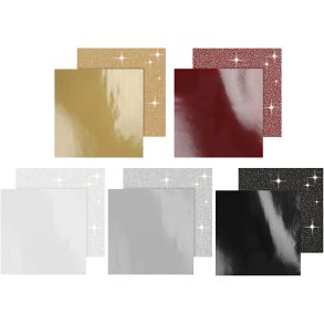 Designpapir , 120+128 g, 5x10 pk./ 1 pk.