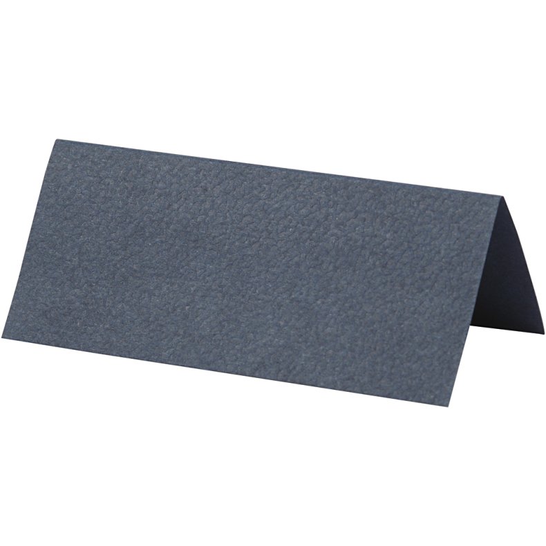 Bordkort, str. 9x4 cm, 220 g, bl&aring;, 20 stk./ 1 pk.