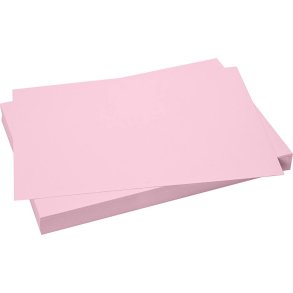 Karton, ark 50x70 cm, 270 g, rosa, 10 ark/ 1 pk.