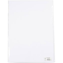 Karton, ark 50x70 cm, 270 g, hvid, 10 ark/ 1 pk.