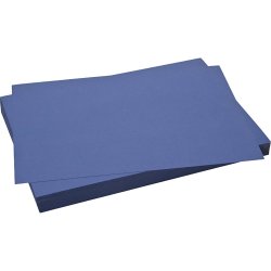 Karton, A4, 270 g, kongebl&aring;, 10 ark/ 1 pk.