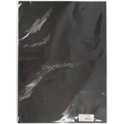 Karton, ark 50x70 cm, 270 g, sort, 10 ark/ 1 pk.