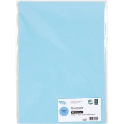 Karton, A4, 270 g, lysebl&aring;, 10 ark/ 1 pk.