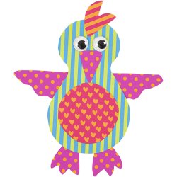 M&oslash;nstret Karton, A4, ark 210x297 mm, 250 g, ass. farver, 20 ass. ark/ 1 pk.