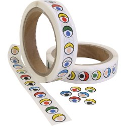 Klisterm&aelig;rke&oslash;jne, diam. 13 mm, ass. farver, 2000 stk./ 1 pk.