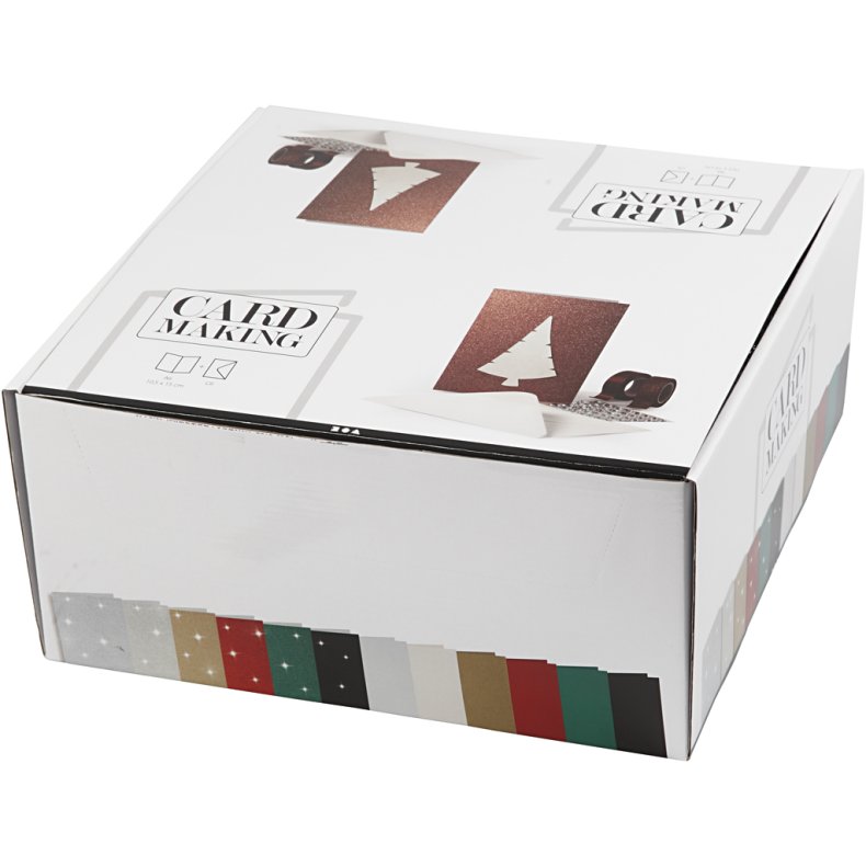 Kort og kuverter, kort str. 10,5x15 cm, kuvert str. 11,5x16,5 cm, 12x10 pk./ 1 pk.