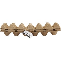 &AElig;ggebakker, H: 5 cm, L: 30,5 cm, B: 11 cm, 3 stk./ 1 pk.