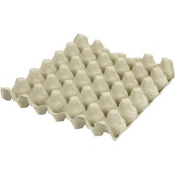 &AElig;ggebakker, H: 4 cm, str. 29x29 cm, 20 stk./ 1 pk.