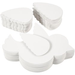 Fugl, L: 25 cm, 400 g, hvid, 100 s&aelig;t/ 1 pk.