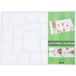 Julekalender, str. 30x42 cm, 30 stk./ 1 pk.