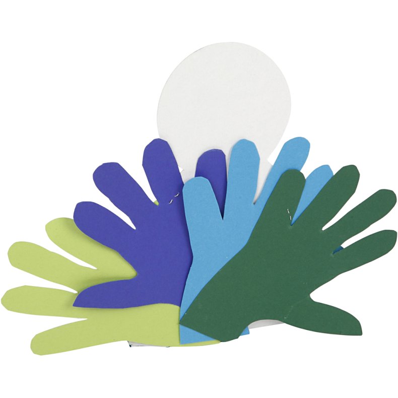 Karsebakke-figur, krop, H: 20 cm, hvid, 6 s&aelig;t/ 1 pk.