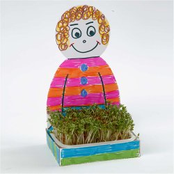 Karsebakke-figur, krop, H: 20 cm, hvid, 6 s&aelig;t/ 1 pk.