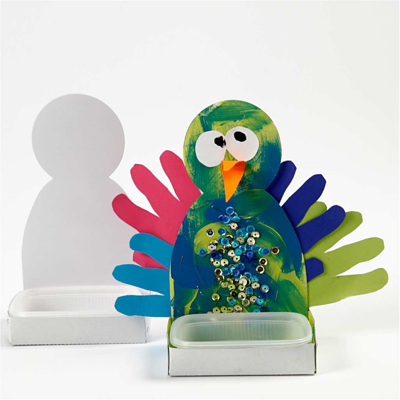 Karsebakke-figur, krop, H: 20 cm, hvid, 6 s&aelig;t/ 1 pk.