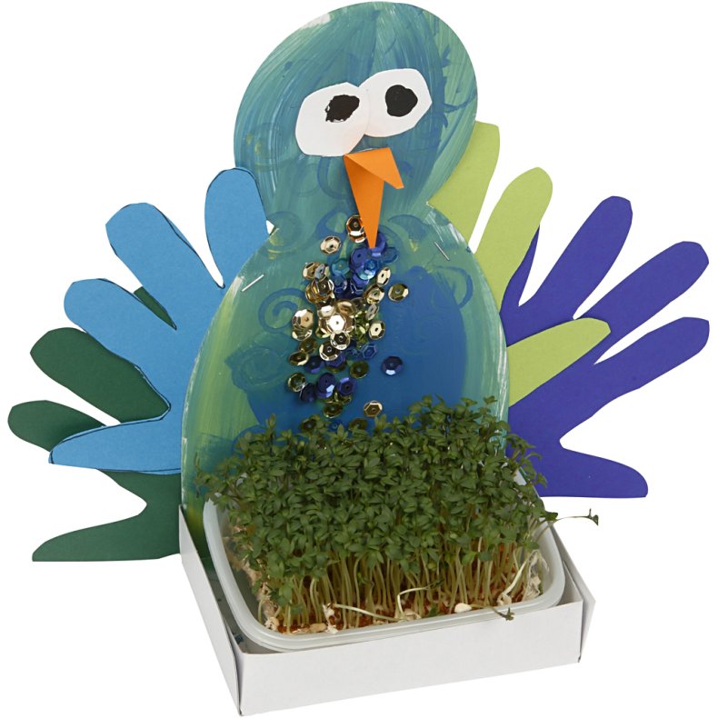 Karsebakke-figur, krop, H: 20 cm, hvid, 6 s&aelig;t/ 1 pk.