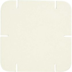 Pusle konstruktionsbrikker, str. 9,3x9,3 cm, tykkelse 1,2 mm, hvid, 200 stk./ 1 pk.