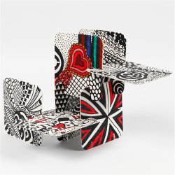 Pusle konstruktionsbrikker, str. 9,3x9,3 cm, tykkelse 1,2 mm, hvid, 200 stk./ 1 pk.