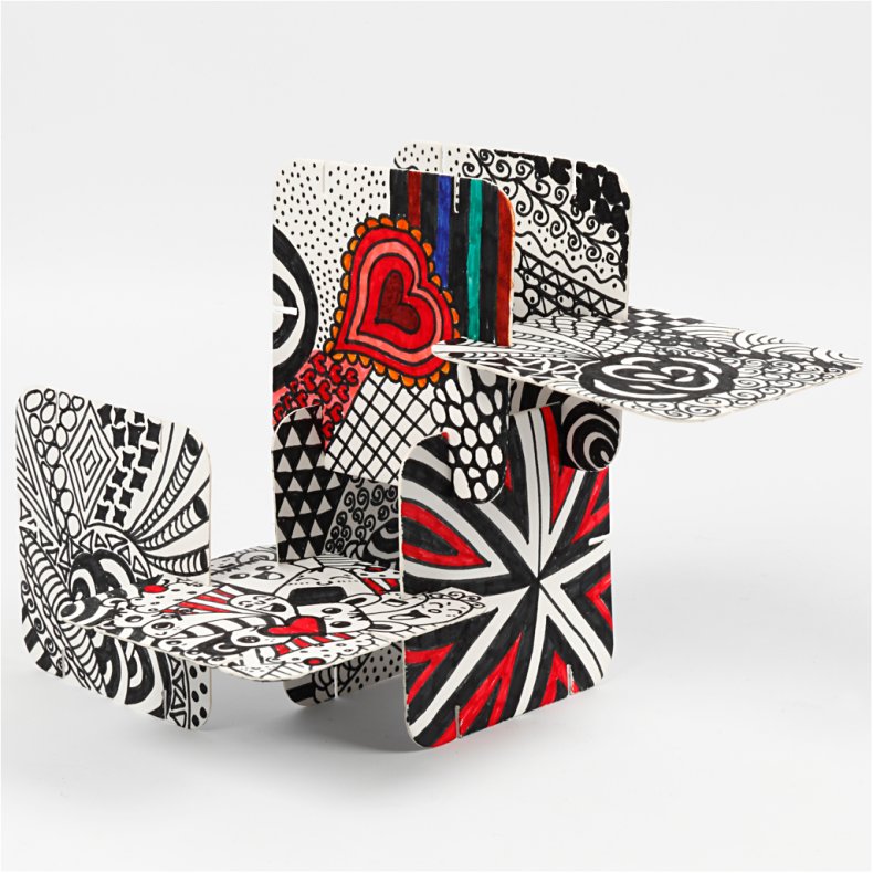 Pusle konstruktionsbrikker, str. 9,3x9,3 cm, tykkelse 1,2 mm, hvid, 200 stk./ 1 pk.