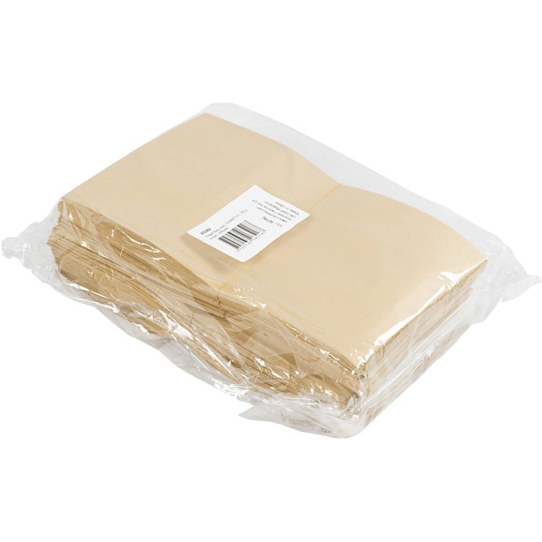 Papirposer, H: 27 cm, str. 9x15 cm, 50 g, brun, 100 stk./ 1 pk.