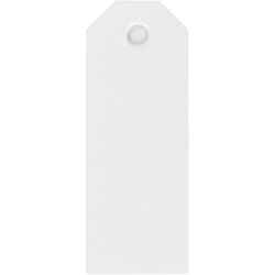 Manilam&aelig;rker, str. 3x8 cm, 220 g, hvid, 20 stk./ 1 pk.