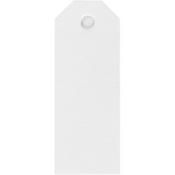 Manilam&aelig;rker, str. 3x8 cm, 220 g, hvid, 20 stk./ 1 pk.