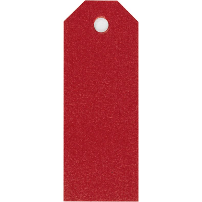 Manilam&aelig;rker, str. 3x8 cm, 220 g, r&oslash;d, 20 stk./ 1 pk.