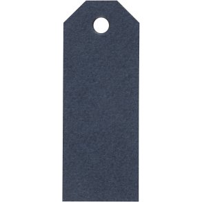 Manilamærker, str. 3x8 cm, 220 g, blå, 20 stk./ 1 pk.