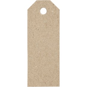 Manilamærker, str. 3x8 cm, 220 g, natur, 20 stk./ 1 pk.