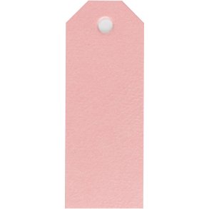 Manilamærker, str. 3x8 cm, 220 g, lyserød, 20 stk./ 1 pk.