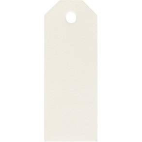 Manilamærker, str. 3x8 cm, 220 g, råhvid, 20 stk./ 1 pk.