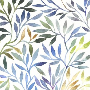 Servietter, Blade, str. 33x33 cm, 20 stk./ 1 pk.