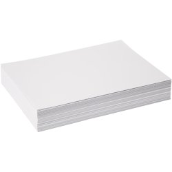 Tegnepapir, A4, ark 210x297 mm, 130 g, hvid, 250 ark/ 1 pk.