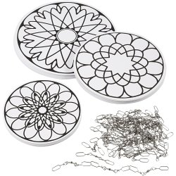 Uro med print, diam. 12+15+18 cm, 300 g, 20 s&aelig;t/ 1 pk.