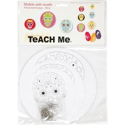 Uro med motiv, diam. 12+15+18 cm, 300 g, hvid, 3 s&aelig;t/ 1 pk.