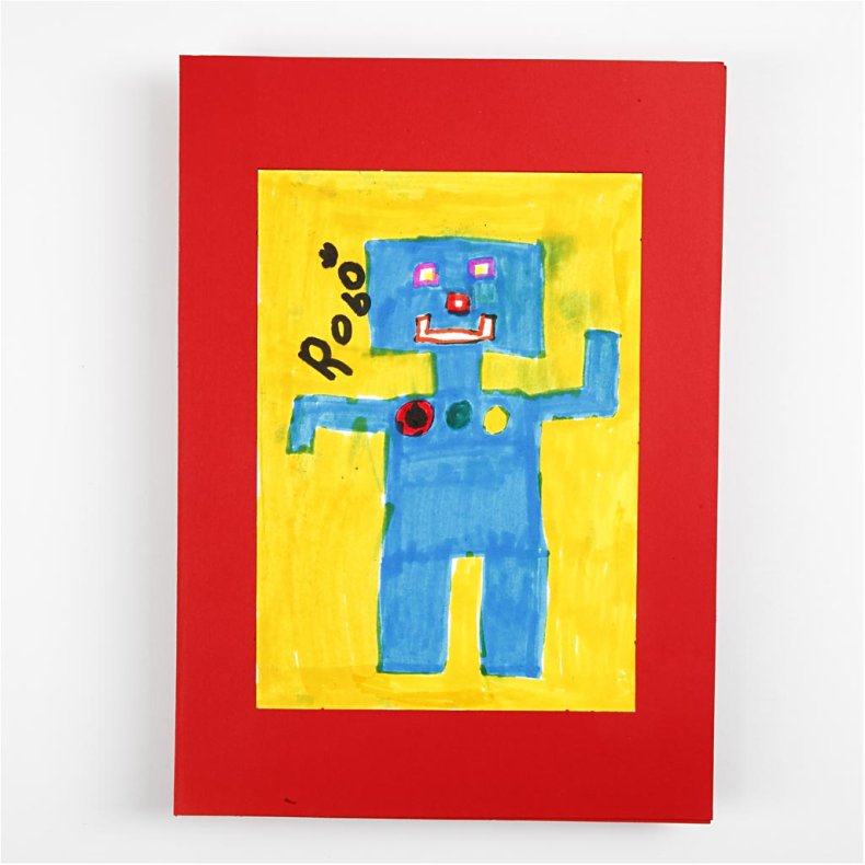 Passepartoutrammer, str. A4+A6, 230 g, hvid, 2x60 stk./ 1 pk.