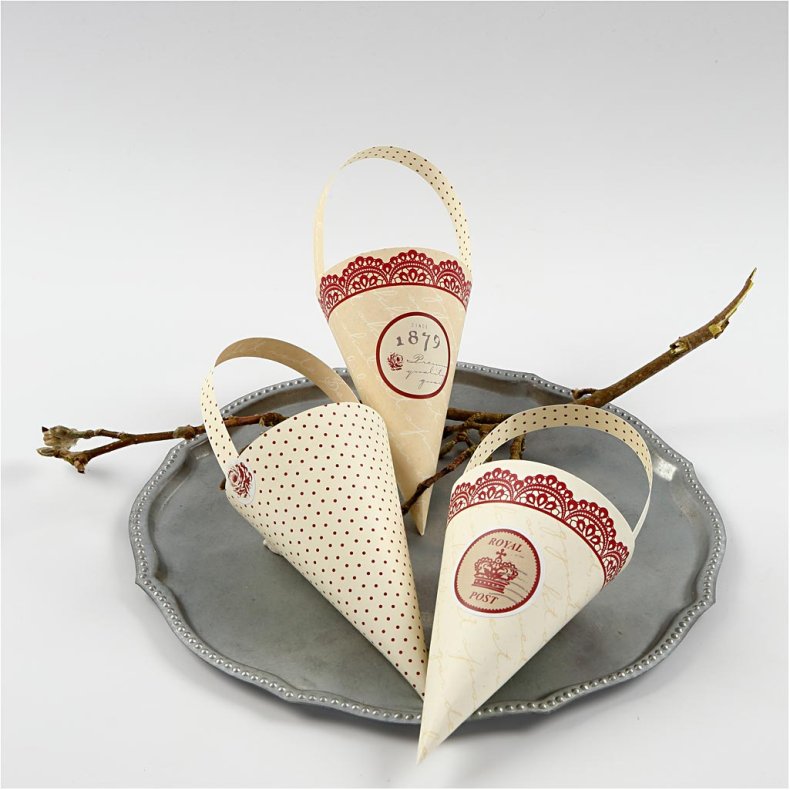 Kr&aelig;mmerhuse, H: 13 cm, 160 g, 10 stk./ 1 pk.