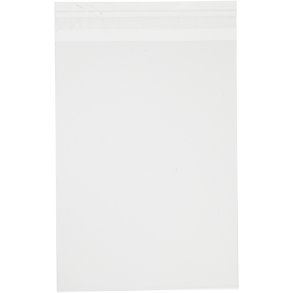 Cellofanposer , H: 19 cm, B: 14,5 cm, tykkelse 30 my, 50 stk./ 1 pk.