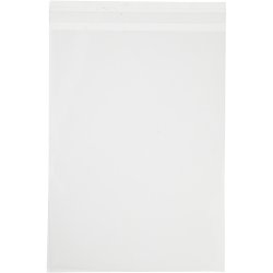 Cellofanposer , H: 23 cm, B: 16,8 cm, tykkelse 30 my, 50 stk./ 1 pk.