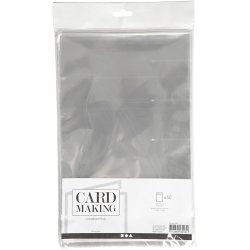 Cellofanposer , H: 23 cm, B: 16,8 cm, tykkelse 30 my, 50 stk./ 1 pk.