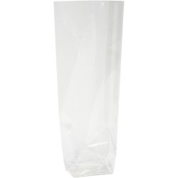 Cellofanpose, H: 19 cm, str. 7,5x5,5 cm, tykkelse 25 my, 20 stk./ 1 pk.