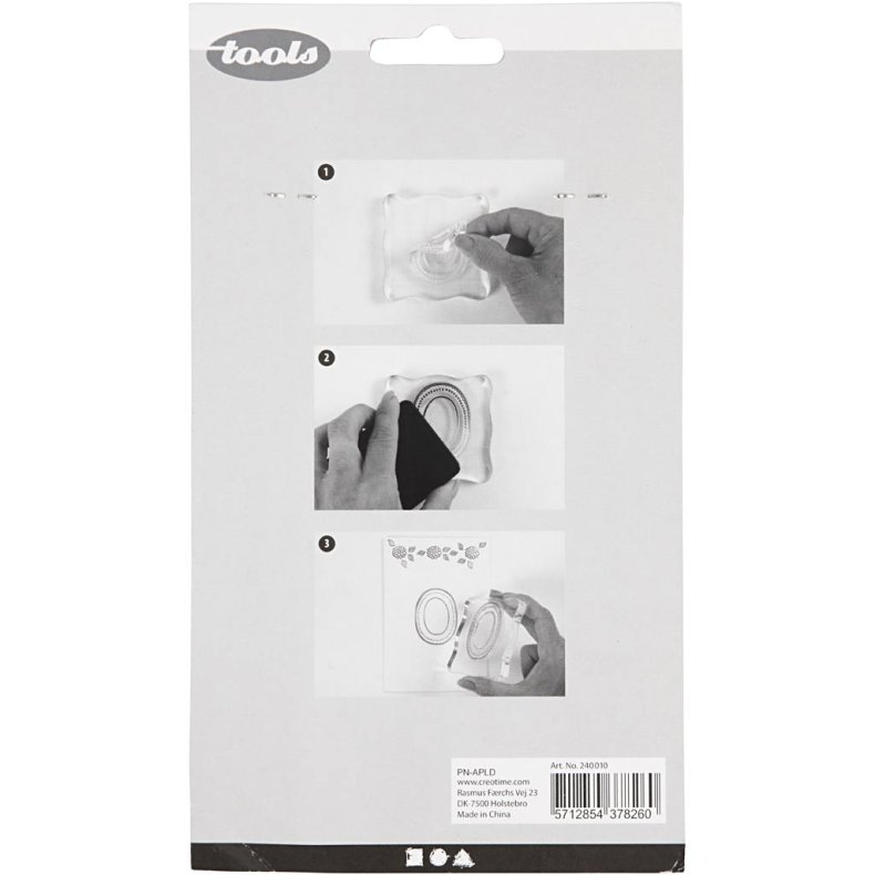 Silikonestempler, sommer, ark 11x15,5 cm, 1 ark