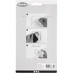 Silikonestempler, frisurer, ark 11x15,5 cm, 1 ark