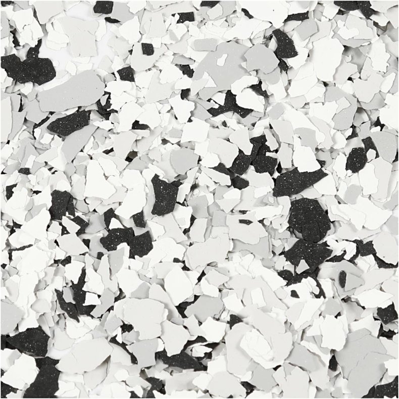 Terrazzoflager, sort, 90 g/ 1 ds.