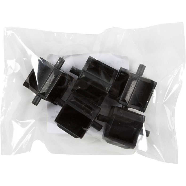 Hjul til borddispenser, sort, 5 stk./ 1 pk.