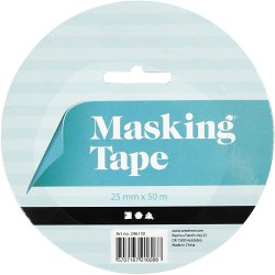 Malertape, B: 25 mm, 50 m/ 1 rl.
