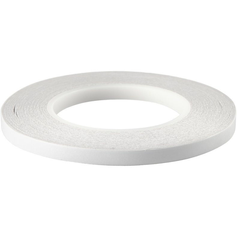 Dobbeltkl&aelig;bende Tape, B: 9 mm, 6x50m/ 1 pk.