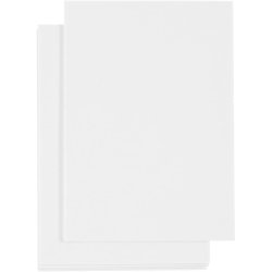 3D skumark, A6, ark 105x148 mm, tykkelse 2 mm, hvid, 5 ark/ 1 pk.