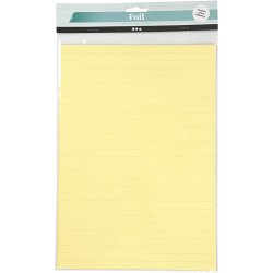 Dobbeltkl&aelig;bende folie, ark 210x297 mm, 5 ark/ 1 pk.